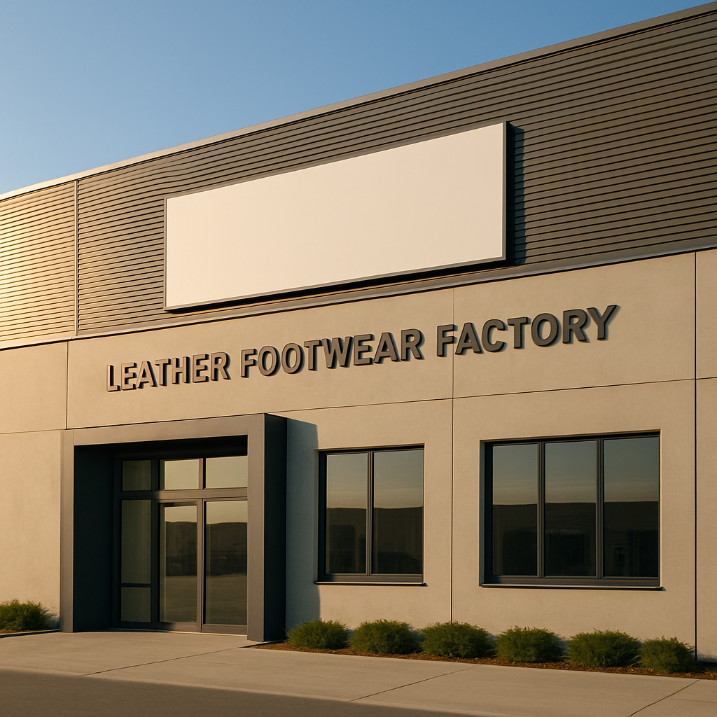 Exterior of the Noble Stride footwear factory